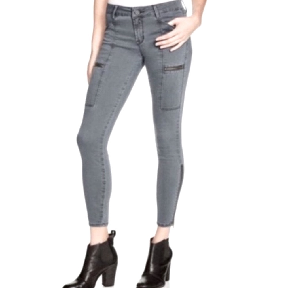 Pistola Topanga Zip-Ankle Cargo Pants in Grey size 30